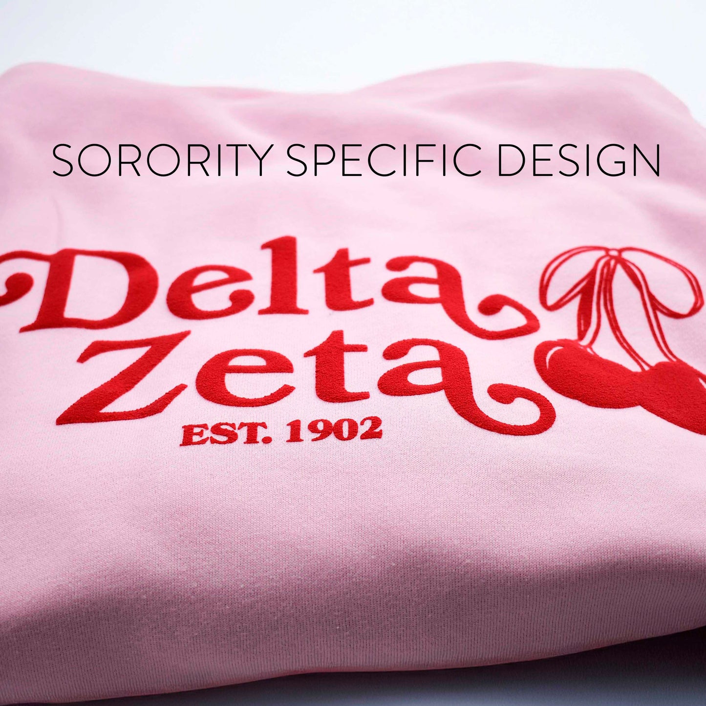 Alpha Epsilon Phi Hooded Sweatshirt with Cherries and Sorority Name