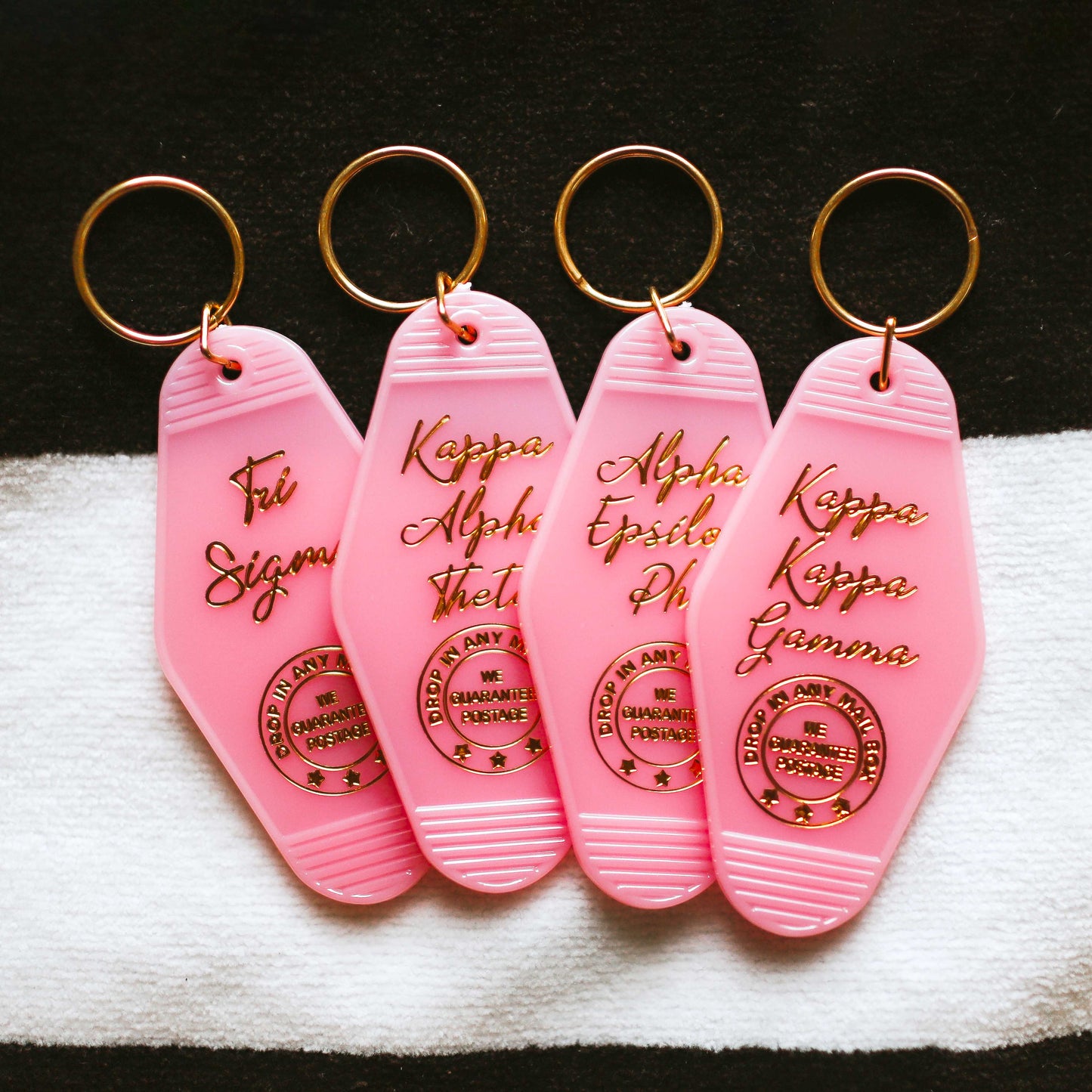 Pi Beta Phi Motel Keychain