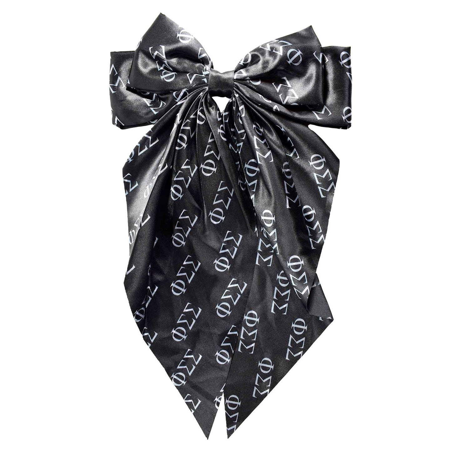 Phi Sigma Sigma Greek Letters Hair Bow