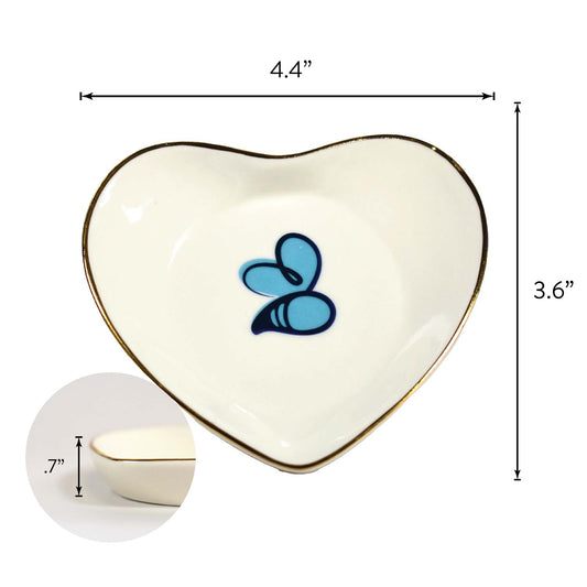 Lambda Kappa Sigma Ceramic Ring Dish