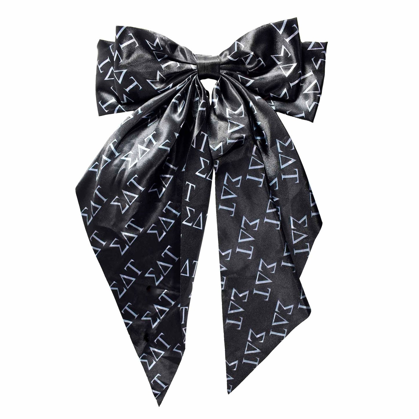 Sigma Delta Tau Greek Letters Hair Bow