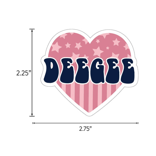 Delta Gamma Girl Power Sticker Sheet