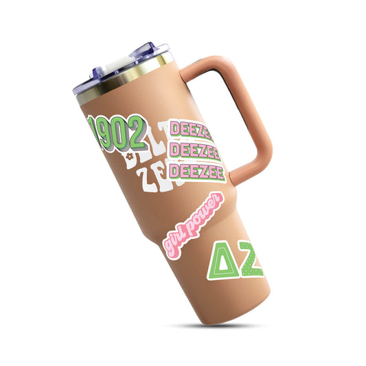 Delta Zeta Girl Power Sticker Sheet
