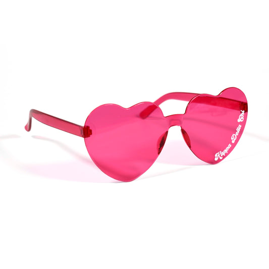 Kappa Delta Chi Sunglasses - Heart Shaped