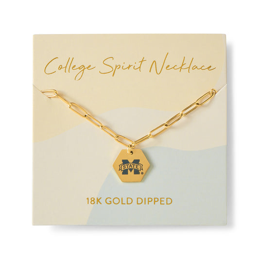 Mississippi State University Paperclip Necklace