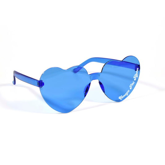 Omega Phi Alpha Sunglasses - Heart Shaped