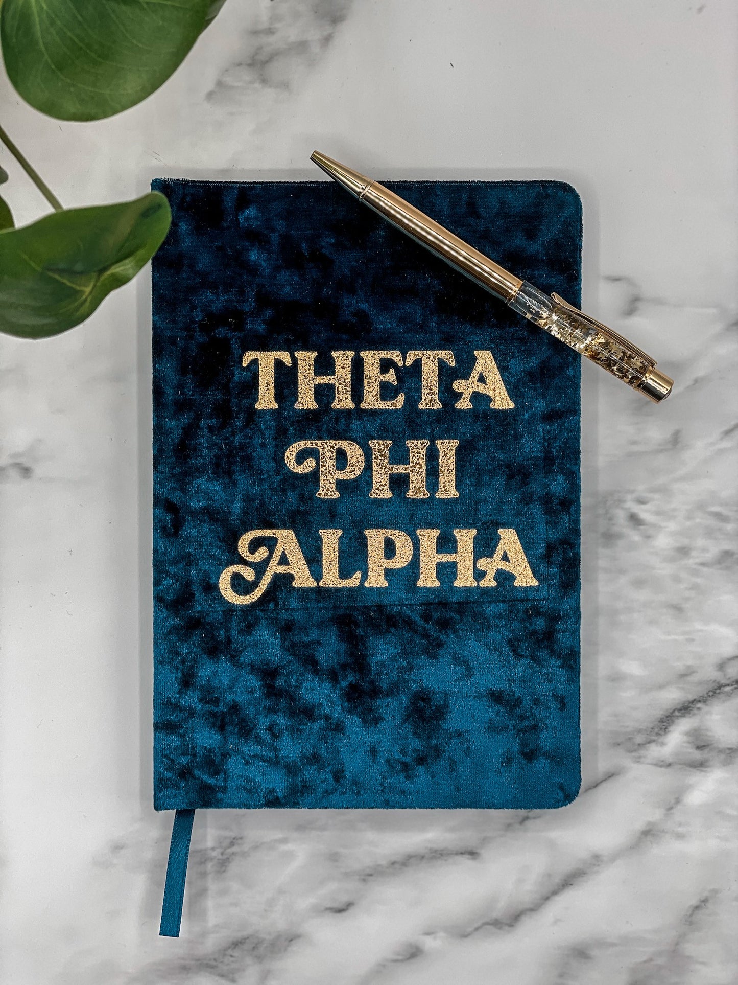Theta Phi Alpha Notebook with Gold Foil Imprint