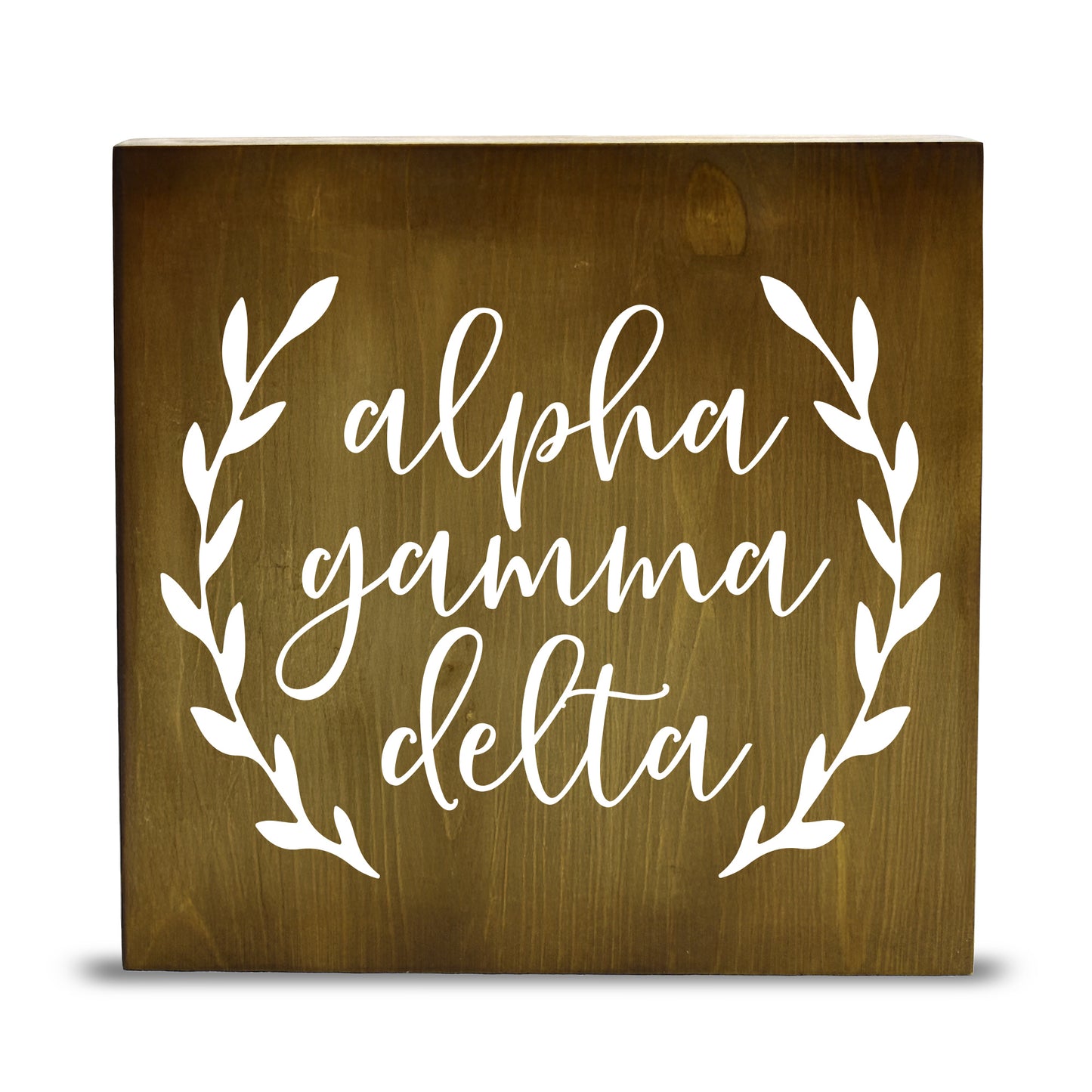 Alpha Gamma Delta Wooden Wall Art