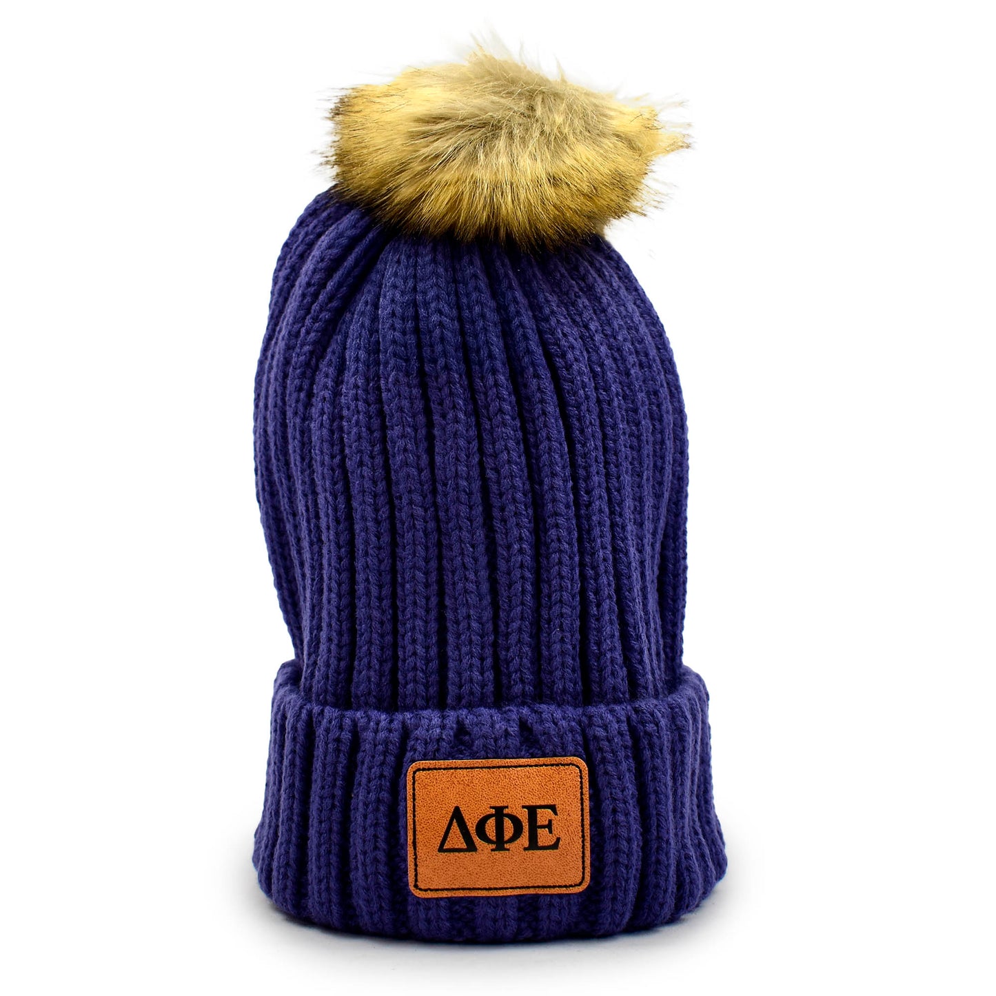 Delta Phi Epsilon Pom Pom Beanie Hat