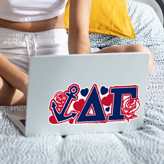 Delta Gamma Laptop Jumbo Sticker/Decal
