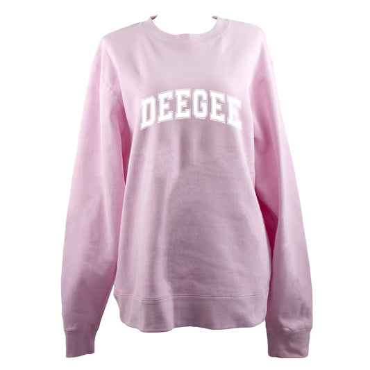 Delta Gamma Sweatshirt- Crewneck Varsity Letters Design