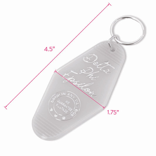 Alpha Epsilon Phi Motel Keychain