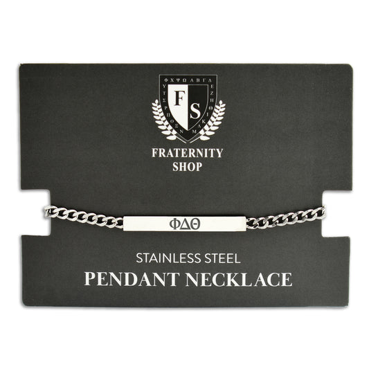 Phi Delta Theta Fraternity Necklace- Greek Letters Pendant