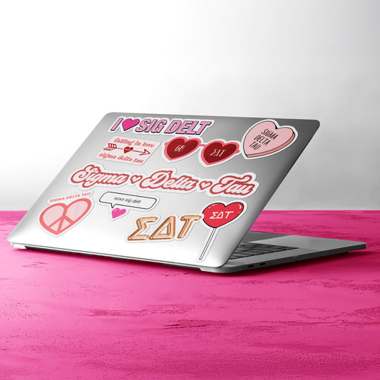 Sigma Delta Tau- Sticker Sheet- Love Theme