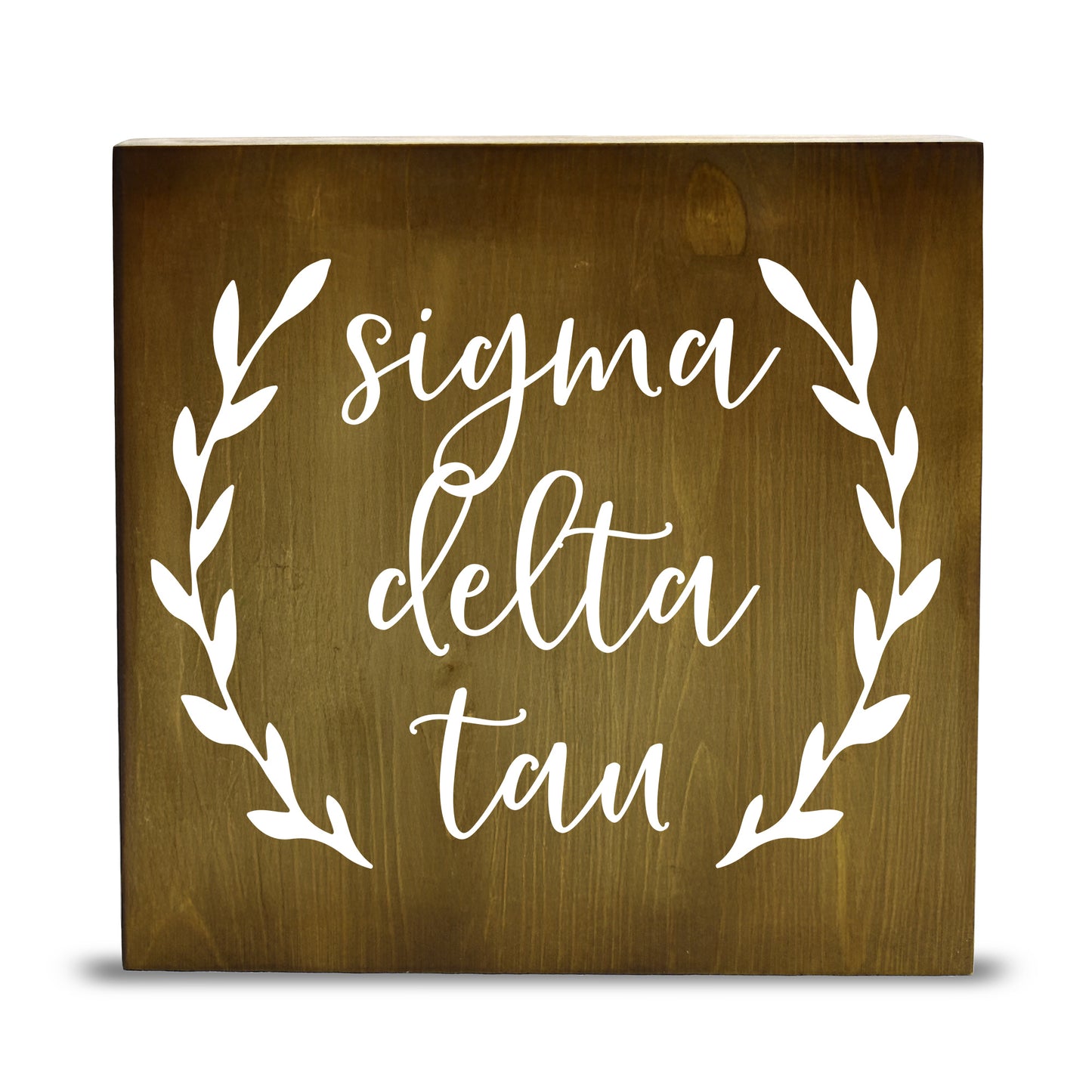 Sigma Delta Tau Wooden Wall Art