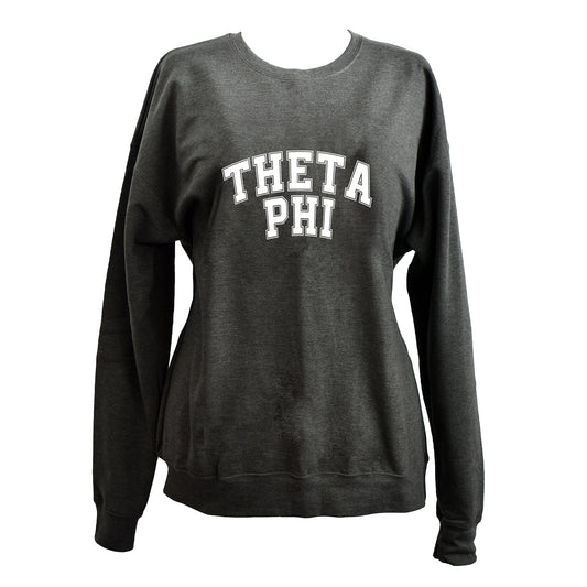 Theta Phi Alpha Sweatshirt- Crewneck Varsity Letters Design