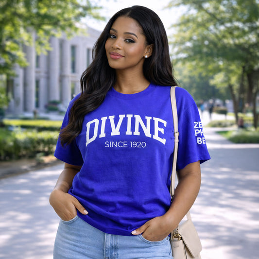 Zeta Phi Beta Sorority, Incorporated T-Shirt- Divine and Sorority Name Design