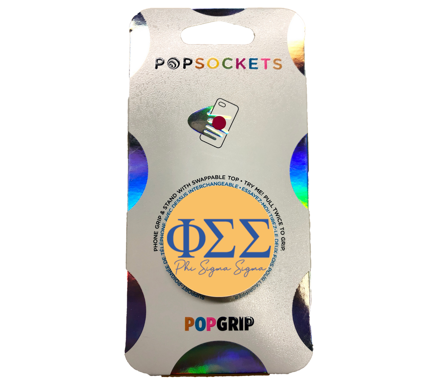 Phi Sigma Sigma 2-Color PopSocket