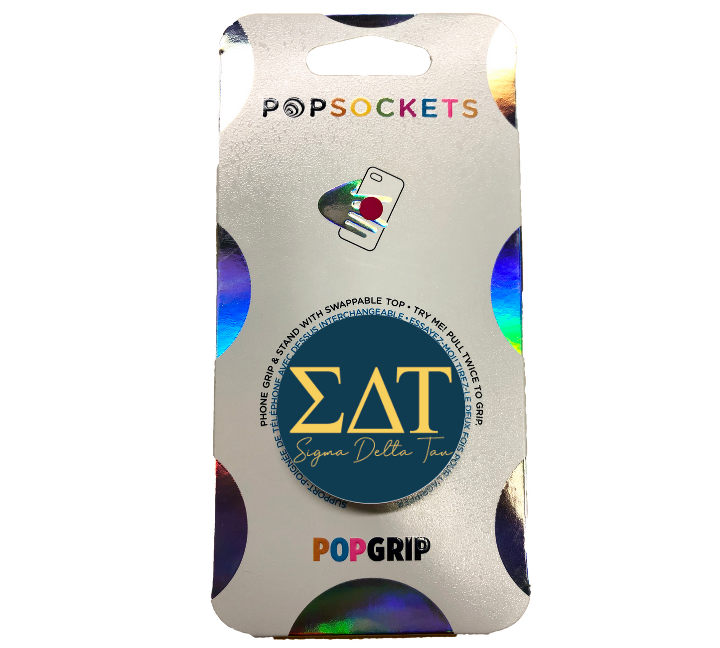 Sigma Delta Tau 2-Color PopSocket