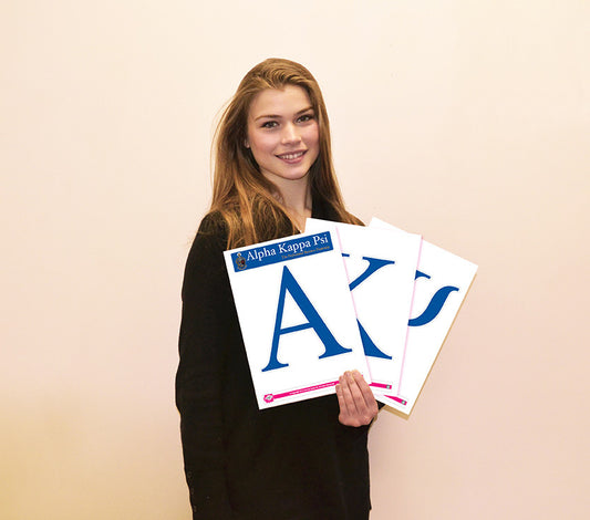 Alpha Kappa Psi <br> Jumbo Letter Decals