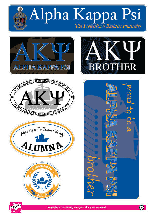 Alpha Kappa Psi <br> Family Stickers