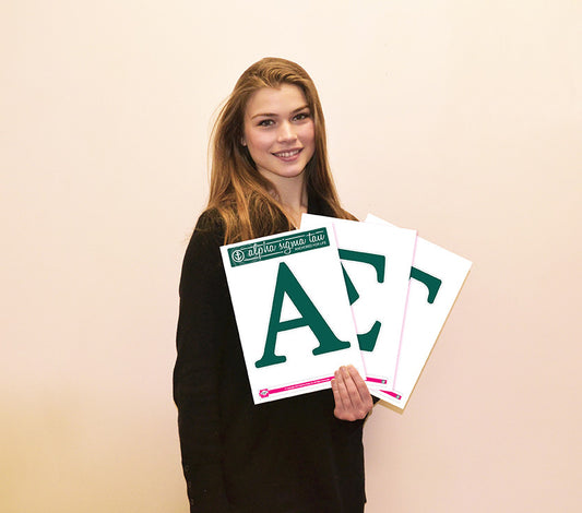 Alpha Sigma Tau <br> Jumbo Letter Decals