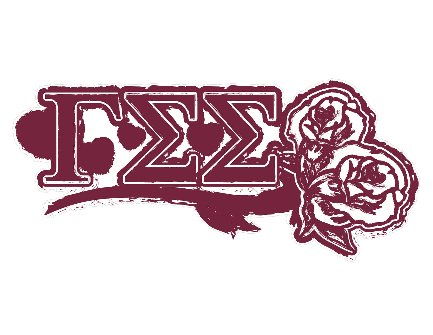 Gamma Sigma Sigma <br>11.75 x 5.25 Laptop Skin/Wall Decal