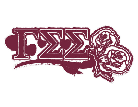 Gamma Sigma Sigma <br>11.75 x 5.25 Laptop Skin/Wall Decal