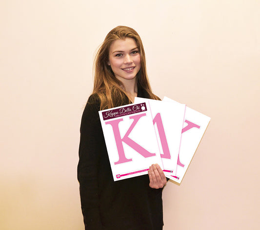 Kappa Delta Chi <br> Jumbo Letter Decals