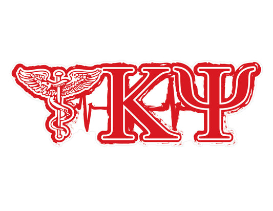 Kappa Psi <br>11.75 x 4 Laptop Skin/Wall Decal