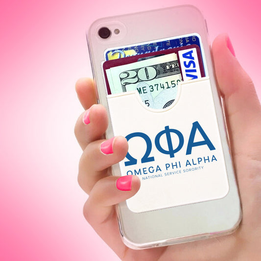 Omega Phi Alpha Koala Pouch - Greek Letters Design - Phone Wallet