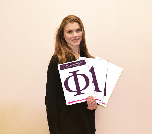 Phi Alpha Delta <br> Jumbo Letter Decals