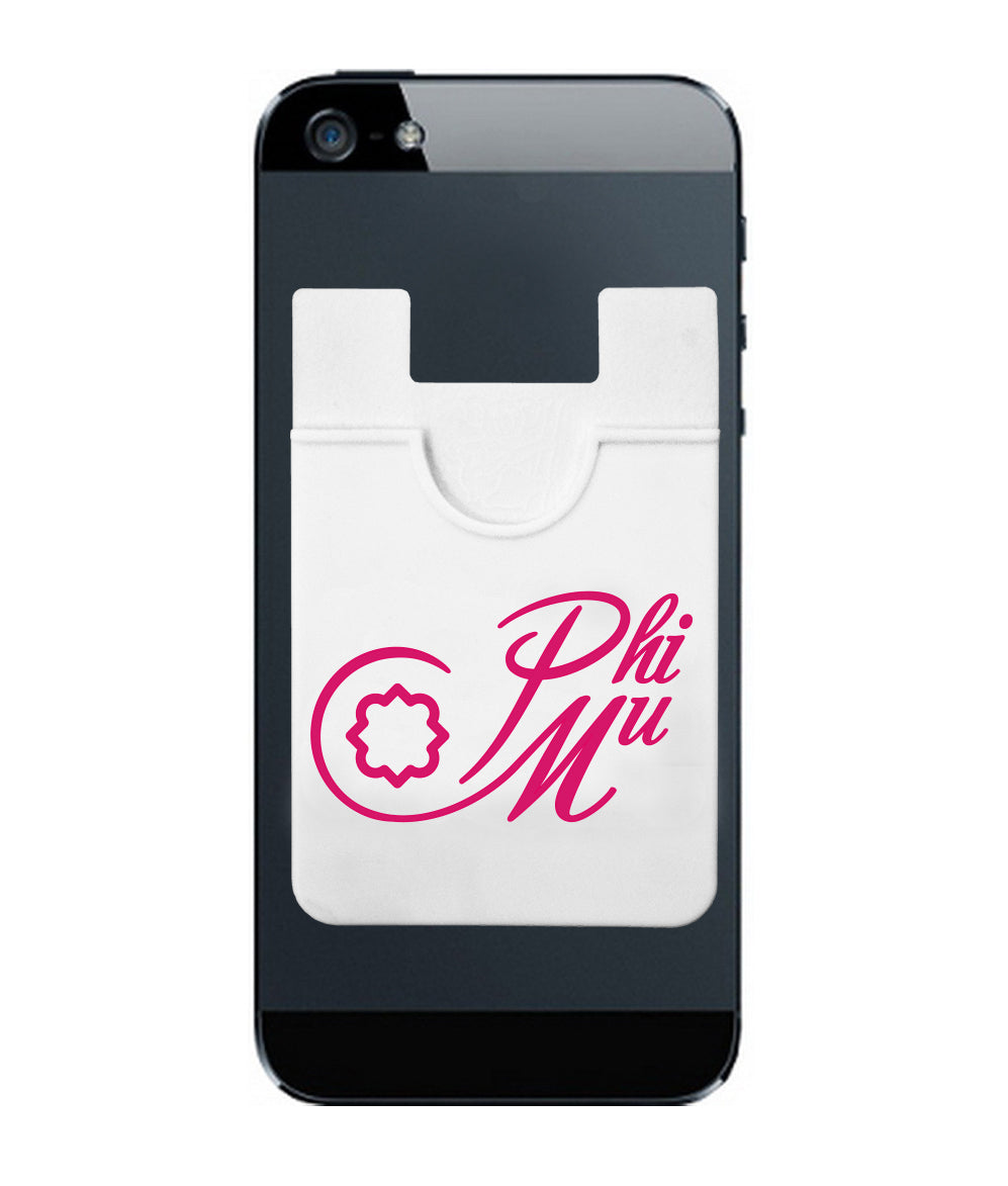 Phi Mu Koala Pouch - Greek Letters Design - Phone Wallet