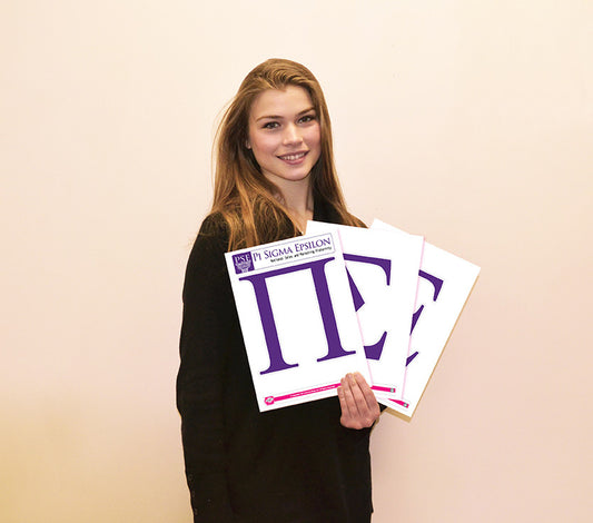 Pi Sigma Epsilon <br> Jumbo Letter Decals