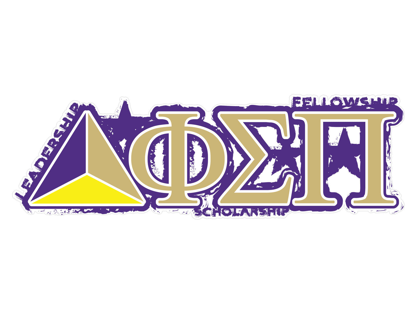 Phi Sigma Pi <br>11.75 x 3.75 Laptop Skin/Wall Decal