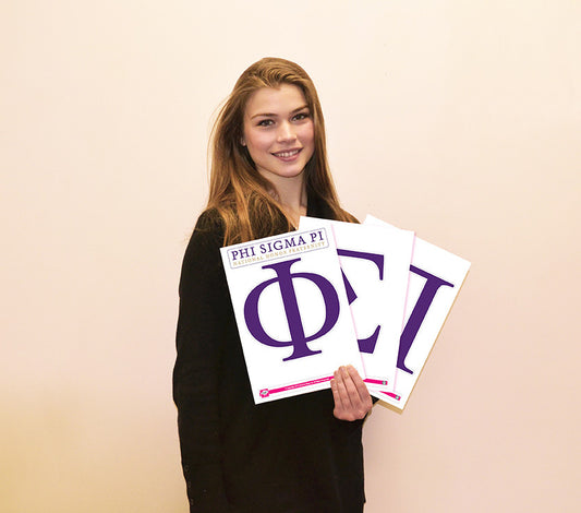 Phi Sigma Pi <br> Jumbo Letter Decals