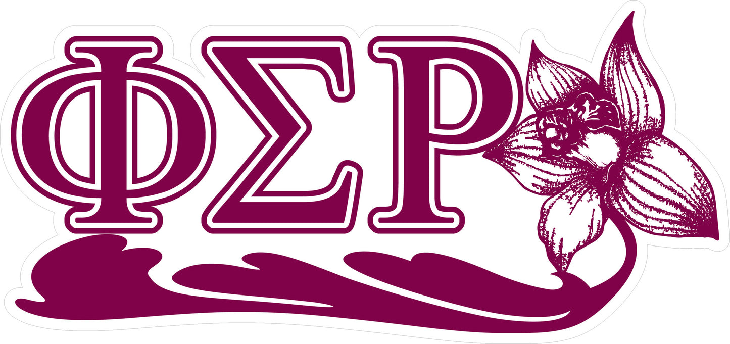 Phi Sigma Rho 13 x 5 <br> Laptop Skin/Wall Decal