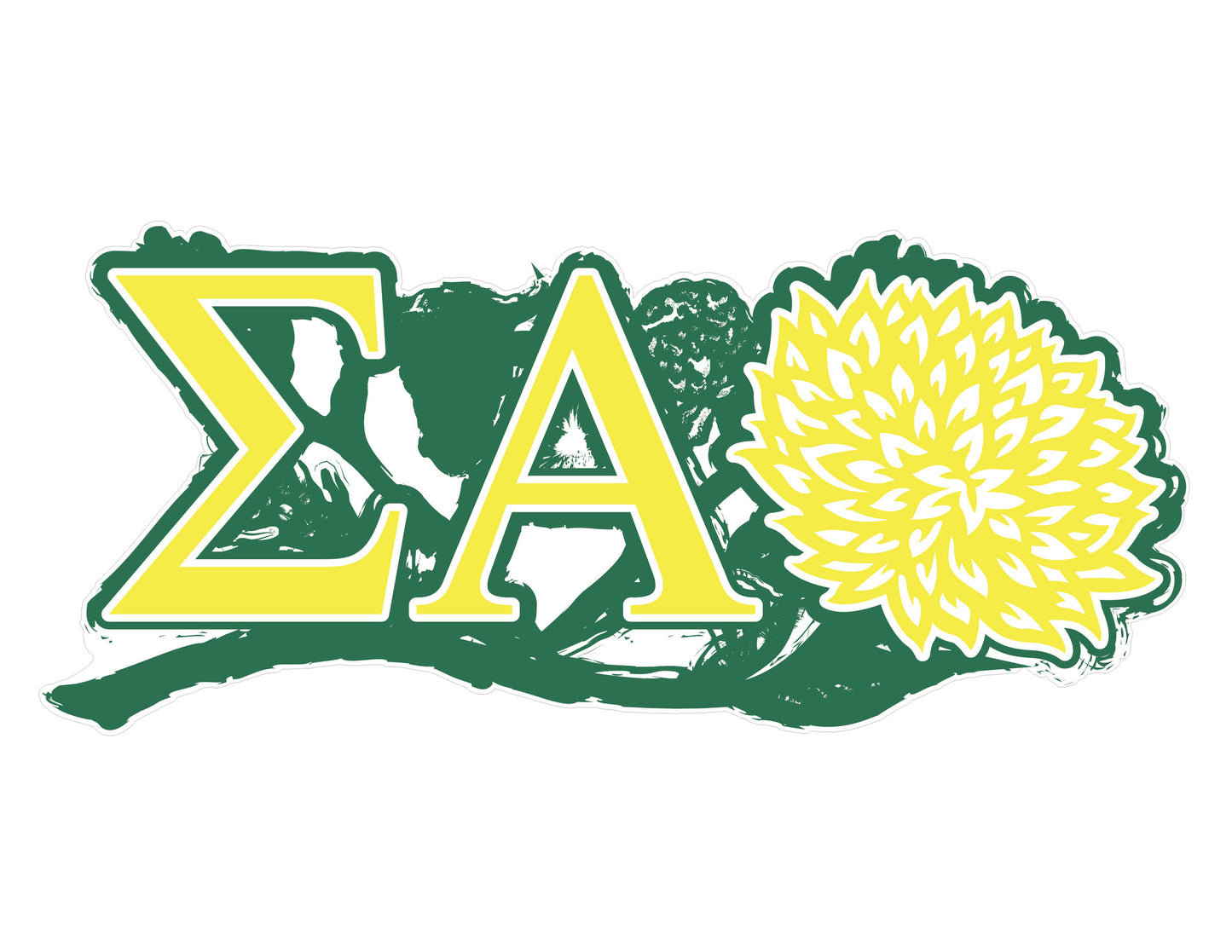 Sigma Alpha <br>11.75 x 5.25 Laptop Skin/Wall Decal