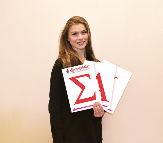 Sigma Alpha Iota <br> Jumbo Letter Decals