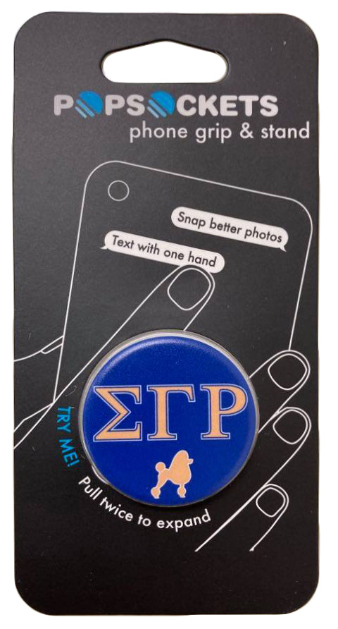 Sigma Gamma Rho 2-Color PopSocket