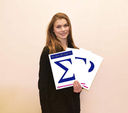 Sigma Gamma Rho <br> Jumbo Letter Decals