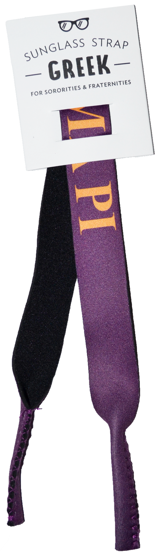 Sigma Pi Sunglass Strap Packaging - Croakie