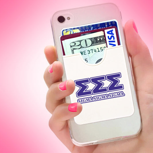 Sigma Sigma Sigma (Tri Sigma) Koala Pouch - Greek Letters Design - Phone Wallet