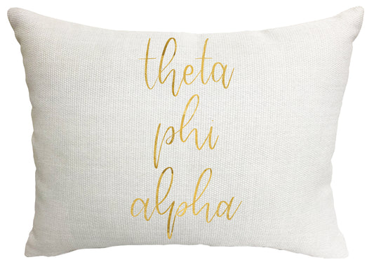 Theta Phi Alpha Throw Pillow
