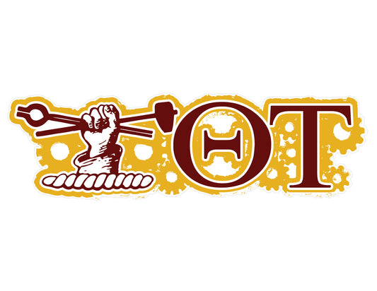 Theta Tau <br>11.75 x 3.5 Laptop Skin/Wall Decal