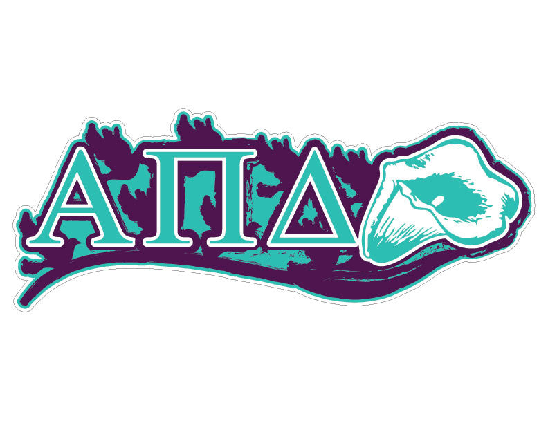 Alpha Pi Delta <br>11.75 x 3.5 Laptop Skin/Wall Decal