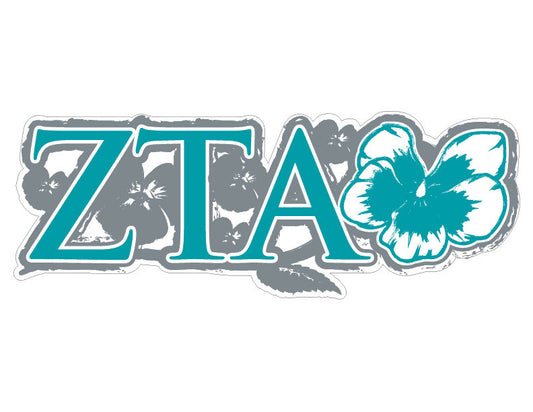 Zeta Tau Alpha <br>11.75 x 4.5 Laptop Skins/Wall Decals