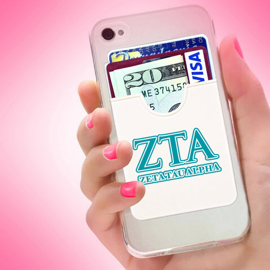 Zeta Tau Alpha Koala Pouch - Greek Letters Design - Phone Wallet