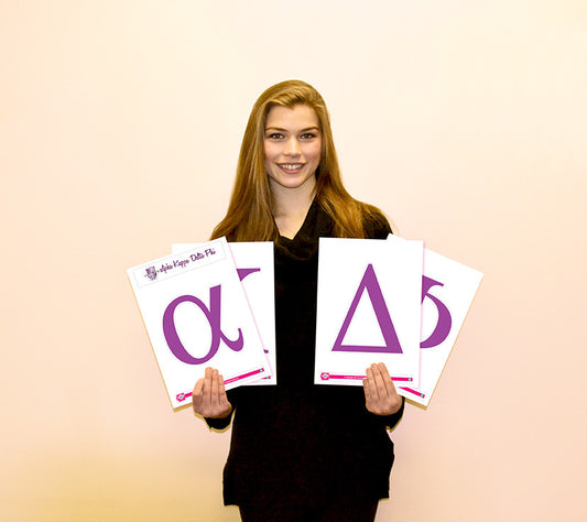 Alpha Kappa Delta Phi <br> Jumbo Letter Decals