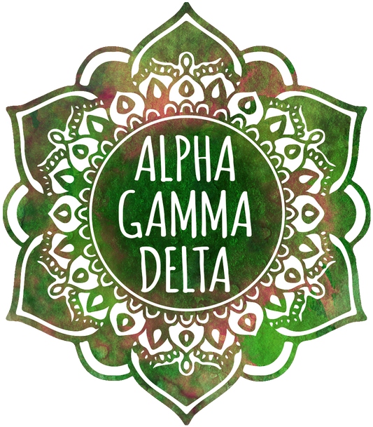 Alpha Gamma Delta Mandala Air Freshener